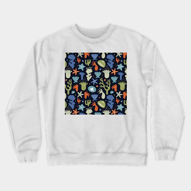 Coral Reefs Crewneck Sweatshirt by Silmen